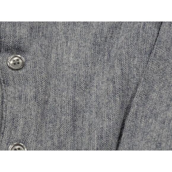 Vintage Knights Bridge DuPont Orlon Blue-Gray Cardigan Grandpa Sweater, Size M - Picture 3 of 9